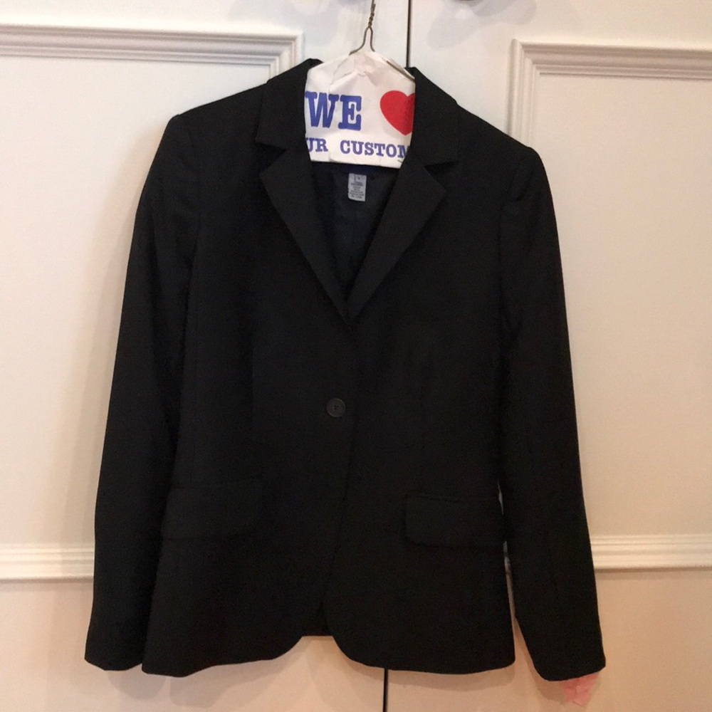 black JCrew blazer/suit jacket